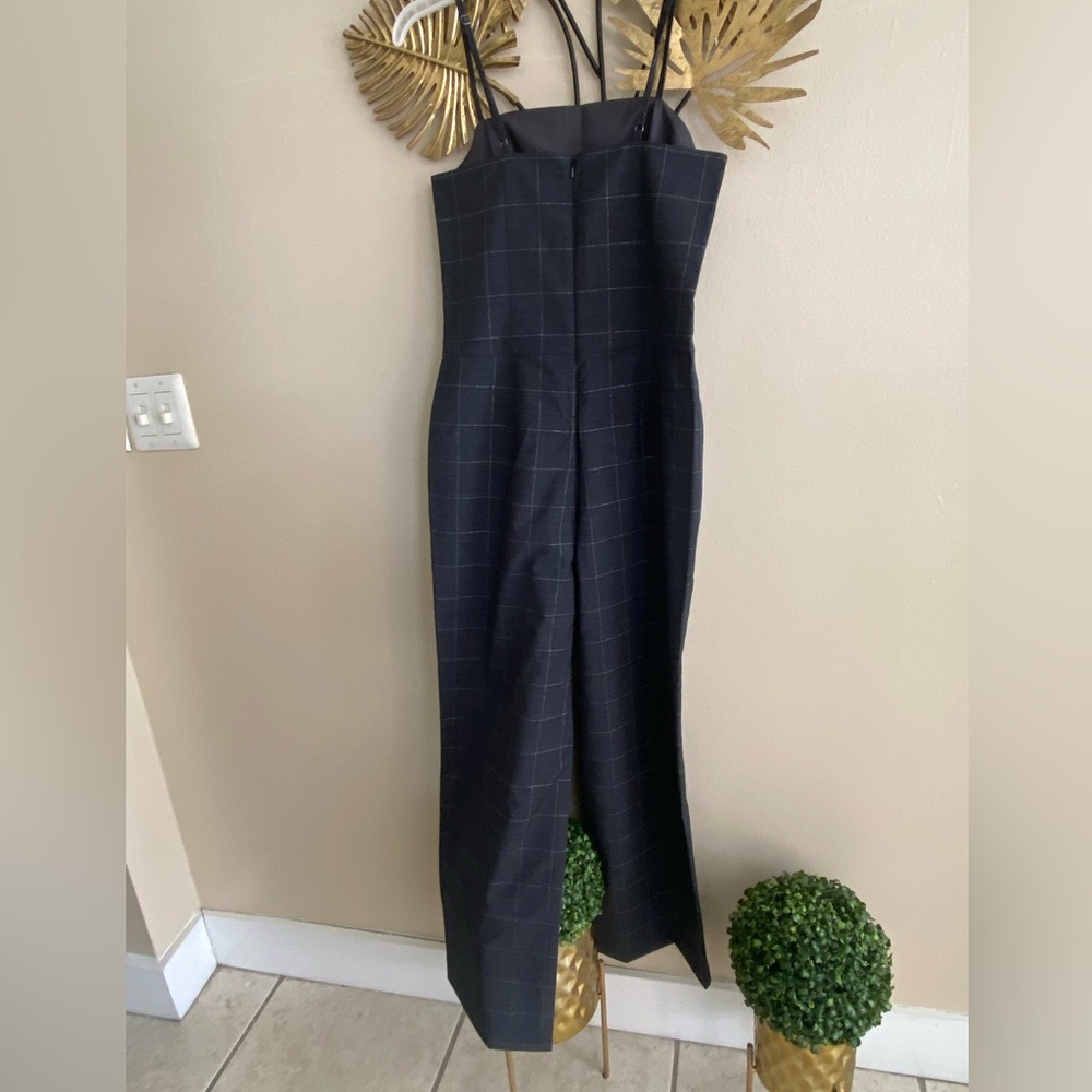 Banana Republic Black Grid Jumpsuit - Picture 4 of 7